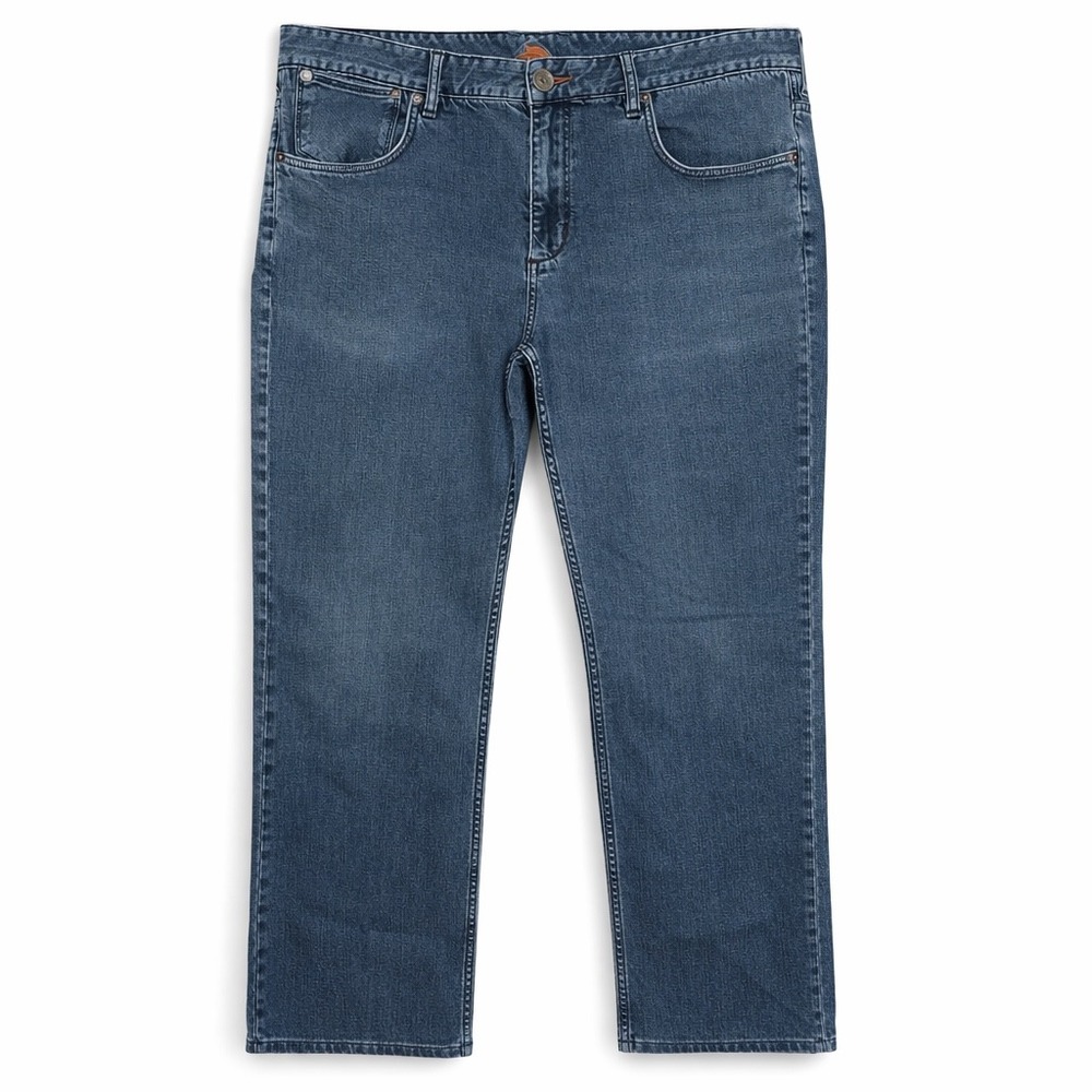 Tommy Bahama Authentic Fit Jeans 38" Mens Blue Straight Leg Stretch Denim